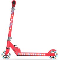 Mini trottinette à deux roues en aluminium avec lumière LED, trottinette à pousser et à pousser du pied pour enfants/jeunes
