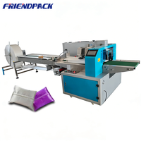 Machine d'emballage automatique à film bulle en plastique de type oreiller haute vitesse pour l'alimentation et l'habillement avec sacs de scellage