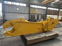 Cisaille hydraulique pour excavatrice, outil de démolition de bâtiments et de recyclage des métaux, marque ORANTE, 20 tonnes, alimentée par le moteur de l'excavatrice