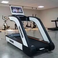 Tapis roulant professionnel Dinuo pour usage commercial et domestique, machine de course électrique avec bande large et écran LED pour entraînement cardio en salle de sport