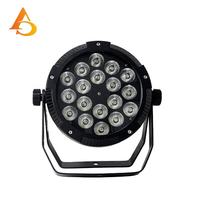 Luz LED Par Profesional AICPOSE con Control DMX, Resistente al Agua, 18 Piezas de 18W, Color Completo, para Escenarios y Fiestas