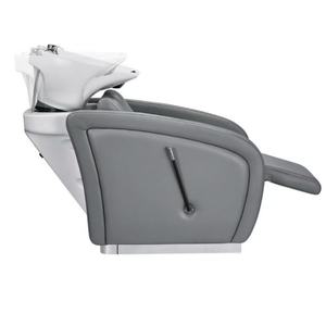 Wally Beauty Modern Hair Salon Shampoo Bowl Massage Shampoo Chair Salon Furniture Backwash Units Hair Washing Chair With Basin - Product Image 6