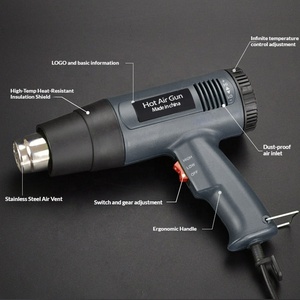 <span class=keywords><strong>Pistola</strong></span> <span class=keywords><strong>de</strong></span> Aire Caliente Infinitamente Ajustable <span class=keywords><strong>de</strong></span> 2000W, Multiusos, Industrial y Doméstica, <span class=keywords><strong>para</strong></span> Instalación <span class=keywords><strong>de</strong></span> Películas <span class=keywords><strong>para</strong></span> Ventanas - Product Image 5