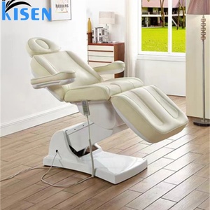 Kisen Curved Lash Beauty <b>Bed</b> Luxury Electric Massage <b>Bed</b> with 3 Motors <b>Portable</b> for Salon Spa Hotel Bedroom & School Use - Product Image 6