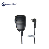 POWER-TIME Headset Mikrofon Berkabel Portabel Berkualitas Tinggi PTT Peredam Kebisingan Tahan Air IP65 Ringan untuk Radio CB-Model