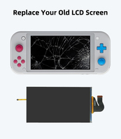 Layar LCD pengganti untuk Nintendo Switch Lite V1 V2 konsol LCD layar sentuh 5.5 inci layar LCD