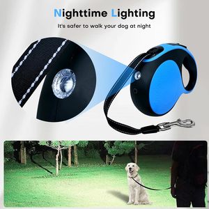 สายจูงสุนัขแบบยืดหดได้ 5 เมตร ดีไซน์ใหม่ พร้อมไฟ LED - Product Image 4