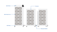 Baterai LiFePO4 Deye GB-W-Pack12-2-A3 Tegangan Tinggi 51.2V/235Ah -12.03kWh yang Dapat Ditumpuk