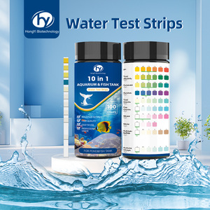Tiras reactivas 10 en 1 para análisis de agua de acuarios y estanques, 100 tiras - Product Image 3