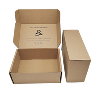 Boîtes en carton ondulé personnalisées pour le transport et l'expédition de boîtes cadeaux, boîtes postales recyclables, boîtes cosmétiques