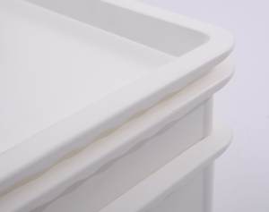 Hochwertige L-Größe Kunststoff Brot Topping Organizer Rechteck Flache Vorrats behälter Pizza Teig Proof ing Container für Restaurant - Product Image 3