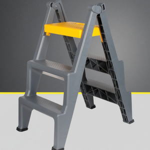 3 passi semplice passo pieghevole autolavaggio piattaforma di lavoro comodo autolavaggio scala - Product Image 1