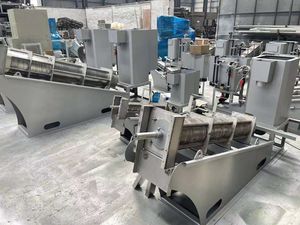 Sludge Screw Press Sludge Dehydrator <strong>Algae</strong> Sludge Dewatering Machine Manufacturer - Product Image 4