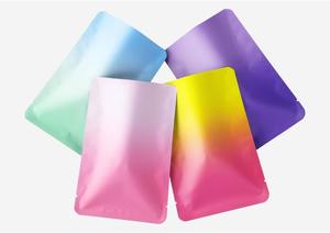 Coloré Mylar Feuille D'aluminium Ziplock Sac Étanche À L'air PVC PET PE Sacs En Plastique pour Emballage et Bijoux Découpé Poignée D'étanchéité - Product Image 5