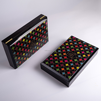 Laque de piano brillante de haute qualité personnalisée emballage cadeau de chocolat arabe de luxe boîte de dattes en bois