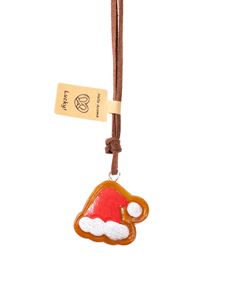 Pendentif Père Noël créatif en forme de bretzel de Noël, accessoire de sac écologique, décoration DIY faite main, tendance et de niche - Product Image 6
