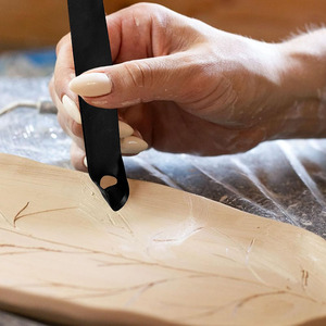 Outils <span class=keywords><strong>de</strong></span> sculpture en argile <span class=keywords><strong>à</strong></span> double extrémité LISI en acier au carbone galvanisé noir certifiés CE pour modelage, sculpture, finissage et raclage <span class=keywords><strong>de</strong></span> poterie - Product Image 5