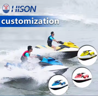 Prix Usine Confortable Jet Ski en Fibre de Verre Motomarine Bateau à Moteur Aquatique Sea Doo