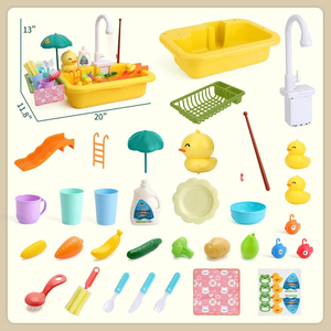 Juego de Pesca Flotante para Piscina, Juego de Roles, Juguete Educativo Temprano para Niños Pequeños, Pato que se Hunde - Product Image 6