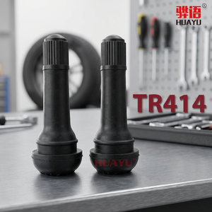 Valve de pneu automobile TR414, tige de valve pour pneus sans chambre à air - Product Image 1