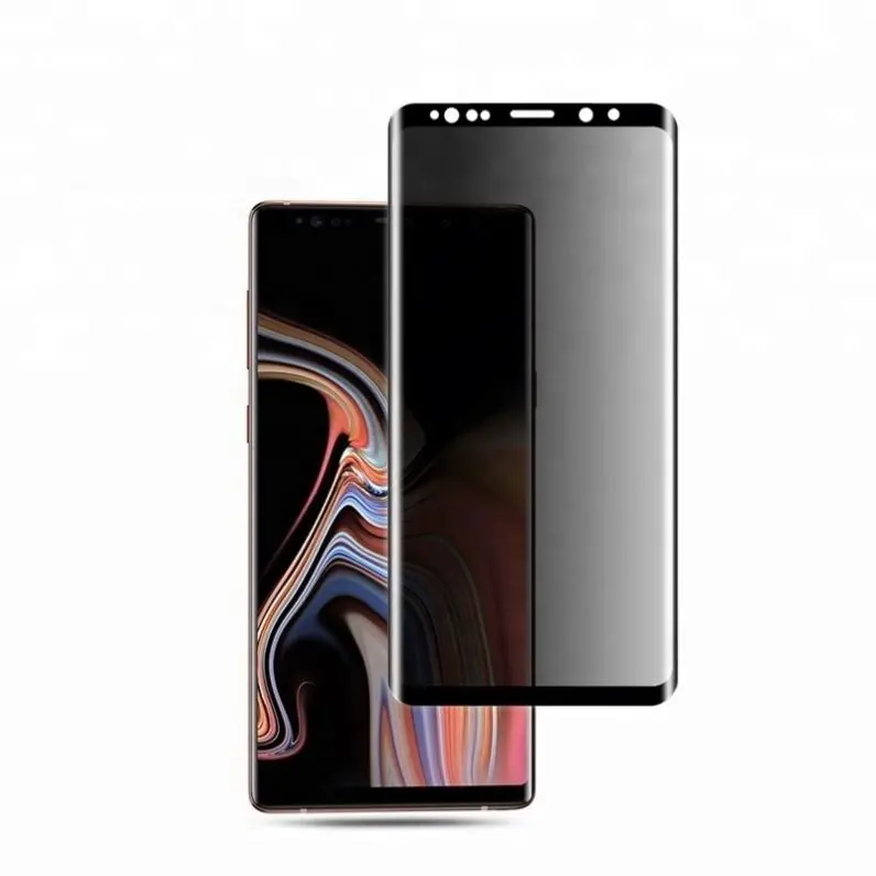 2023サムスンギャラクシーs10/ノート9/ノート8/s7/s8/s9plus用中国製プライバシーフィルター強化ガラススクリーンプロテクター