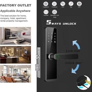 Tuya ttlock ứng dụng an ninh wifi thông minh khóa 5050 Series Mortise mật khẩu vân tay khóa cửa cho khách sạn nhà sử dụng - Product Image 6