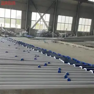 Factory Price 15ft 20ft 30ft 9M 10M 11M 12M Outdoor Customized Street Light Pole Galvanized Lamp Poles