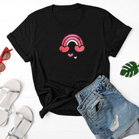 Patchs thermocollants personnalisés arc-en-ciel pour la Saint-Valentin, patchs de créateur pour vêtements