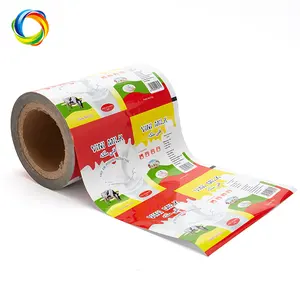 Custom Automatic Plastic High Barrier Film PET Food Packaging Film Roll For Powdered Milk Fresh Milk Sachet