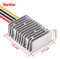 Regulador de Voltaje Ajustable, Convertidor DC a DC Buck, Entrada 24V 36V 48V 60V, Salida Ajustable 40V-60V 8A, Adaptador de Corriente para Motor Doméstico