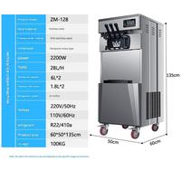Machine à glace molle aromatisée avec pré-refroidissement, machine à sundae automatique sur pied, machine à açaï congelé