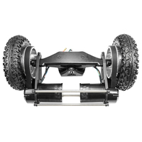 Kit de pneus tout terrain pneumatiques 8 ''avec camions et deux moteurs 6354 pour planche à roulettes électrique