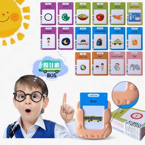 Zhorya Hot 255 Cartes Flash Éducatives Parlantes pour l'Apprentissage Bilingue et Cognitif des Tout-Petits en Anglais - Product Image 5
