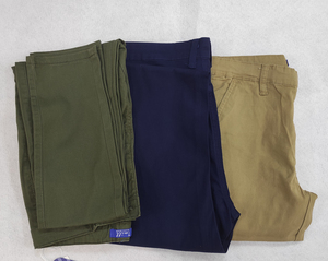 <span class=keywords><strong>Pantaloni</strong></span> da uomo in cotone <span class=keywords><strong>kaki</strong></span> e nero e <span class=keywords><strong>verde</strong></span> oliva tinta unita <span class=keywords><strong>pantaloni</strong></span> da uomo in forma dritta e Comfort elasticizzati <span class=keywords><strong>pantaloni</strong></span> Chino - Product Image 5