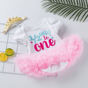 Abbigliamento per Bambini, Vestito Intero con Simpatici Cartoni Animati per Bambine, Ideale per Compleanni, da 6 <span class=keywords><strong>Mesi</strong></span> a 2 Anni - Product Image 5