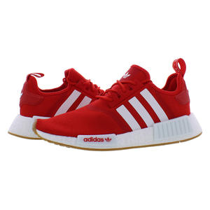 ADIDAS NMD รองเท้าผู้ชาย R1สี: สีแดงสด/สีขาวเมฆ/หมากฝรั่ง100% ของแท้ - Product Image 3