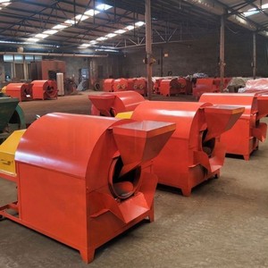 Machine commerciale pour arroster les cacahuètes 600-800 kg/h, cuiseur de noix 30 kg, rôtissoire électrique BTMA pour légumes, haricots, maïs, fruits, blé et graines - Product Image 4