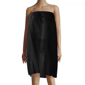 Spa jetable à usage unique Wrap non tissé PP noir doux pour les mariages et les événements - Product Image 2