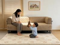 Sofá Modular Comprimido sin Estructura ni Armazón, Sellado al Vacío, Relleno de Esponja, Tapizado, Convertible en Cama, Pequeño, para Escuela