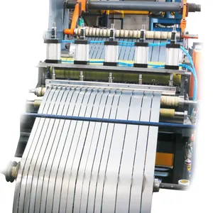Cuộn dây thép mạ kẽm vật liệu mỏng xả Băng dòng máy và cắt theo chiều dài máy Thép dập cắt dây chuyền sản xuất
