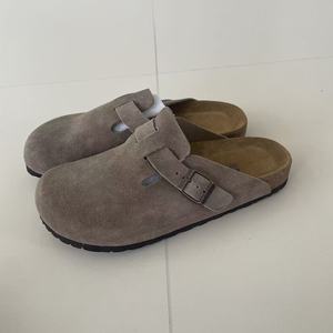 Sabots classiques de jardin, <span class=keywords><strong>mules</strong></span> plates d'extérieur de qualité supérieure, sandales Borke <span class=keywords><strong>en</strong></span> <span class=keywords><strong>cuir</strong></span> véritable et daim, sabots solides avec semelle intérieure pour hommes et femmes - Product Image 4