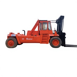 รถยกดีเซล Kalmar 450 สำหรับงานหนัก ขับเคลื่อน 4 ล้อ ยางลม  ควบคุมแบบนั่ง  ยกสูงได้ 2 ระดับ เสากระโดง 2 ท่อน ความยาวงา 1500 มม. สำหรับงานก่อสร้าง - Product Image 2