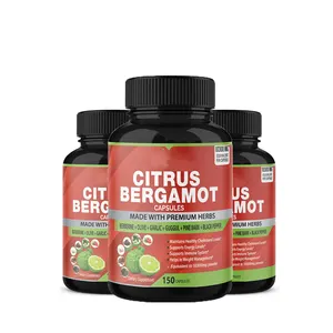 Bergamotte Citrus Capsule Supplement für Bio-Zitrus-Bergamotte-Kapsel zur Unterstützung des Immunsystems zur Unterstützung eines gesunden Alterns