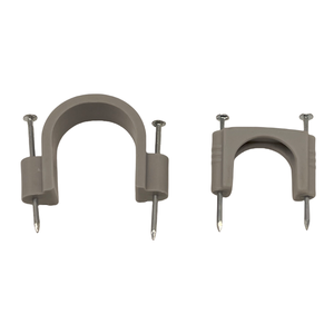 Grapas de Cable gris de alta calidad para cableado eléctrico Cable de pared Clip de alambre Soporte de clavos Grapa Tipo de clavo común plano - Product Image 4