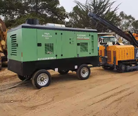 Compresseur d'air à vis haute pression 32 bars avec moteur diesel robuste et pompe pour l'exploitation minière, la construction et le forage de puits d'eau