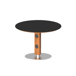 <b>Round</b> Solid Wood <b>Dining</b> <b>Table</b> Cherry Wood Stable Framework Structure For <b>Dining</b> Room Home Use - Product Image 5