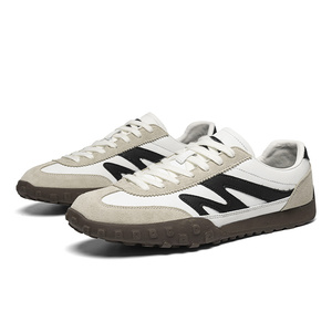 Zapatillas de Entrenamiento Retro Alemanas Casuales para Mujer, Primavera 2025, Suela Suave, Cuero Genuino, con Cordones - Product Image 2