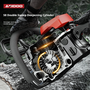 Zweitaktmotor 58cc 2800W Leistungsstarke Benzin-Kettensäge 20 Zoll Führungsschiene Deutsche Forstsäge Industriequalität Baumschneidewerkzeug OEM - Product Image 2