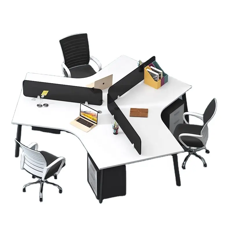 Modern Office furniture Office Table for 6 people 8 people Staff Desk Workstation Partition Modular Office Furniture