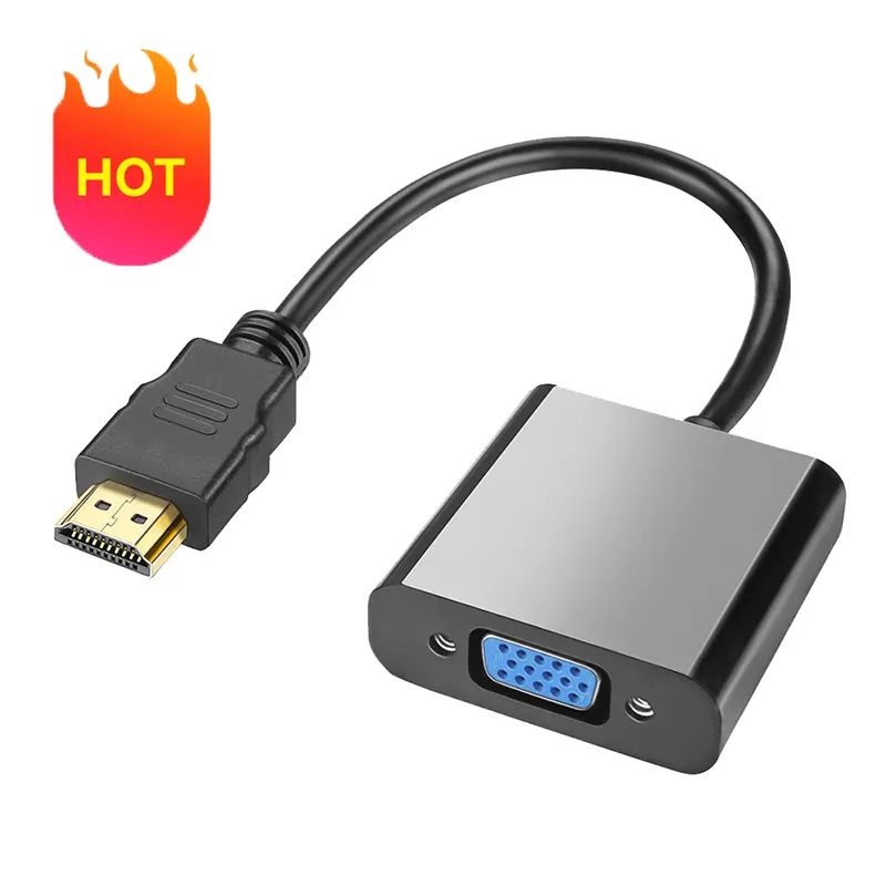 Good price 1080p hdmi to vga adapter 0.15m male to female converter for monitor